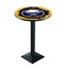 Holland Bar Stool Co 36" Blk Wrinkle Buffalo Sabres Pub Table L217B3628BufSab - alternate 1